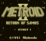 Metroid II Return of Samus Titelbild